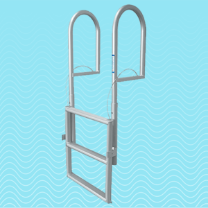 5 Step Lifting Ladder for bulkhead or wooden dock by EZ Docks