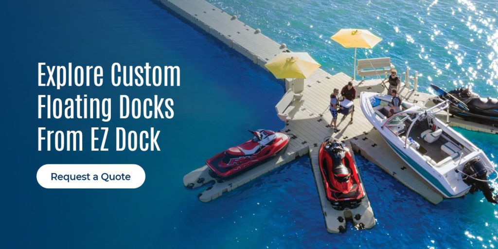 custom floating docks - ez docks