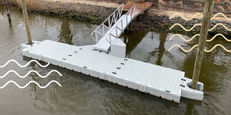 how to assemble a floating dock