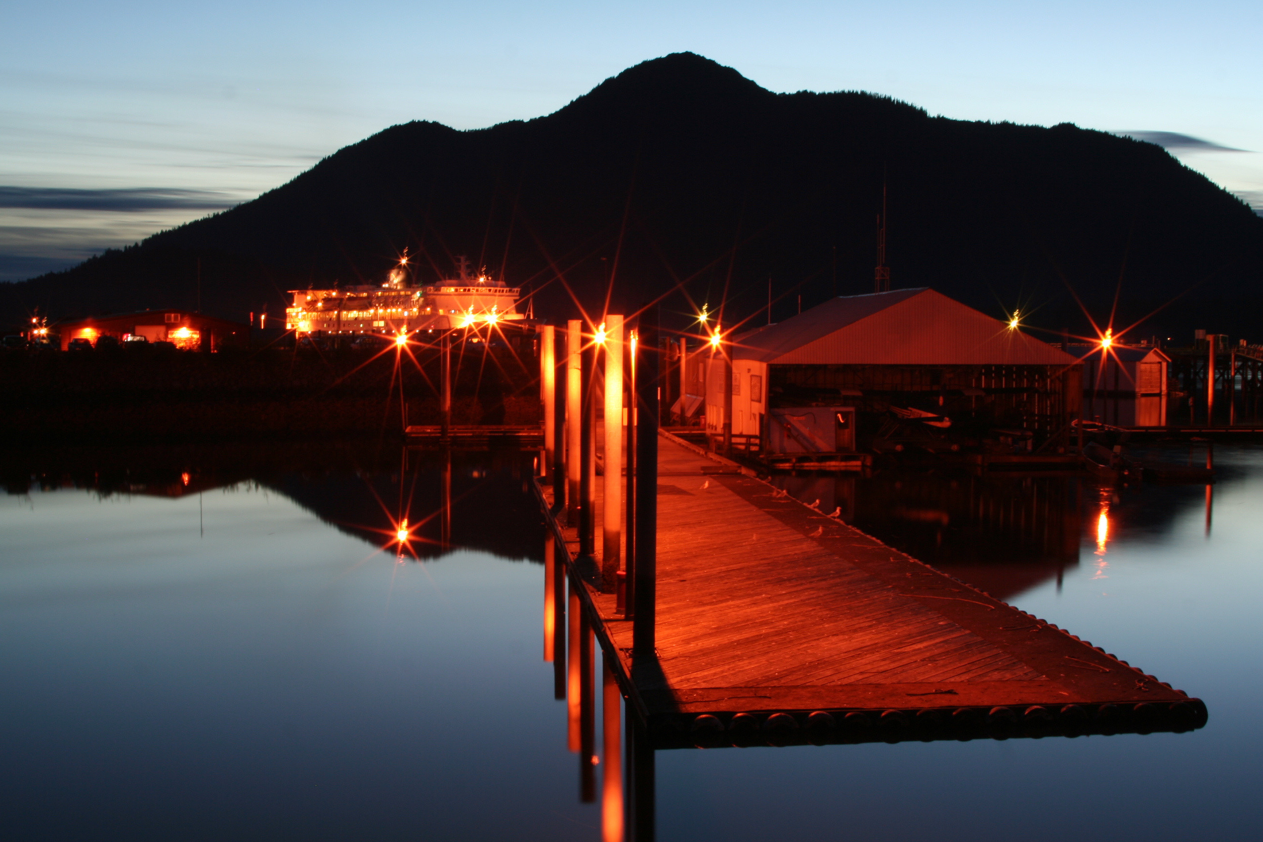 dock night lighting